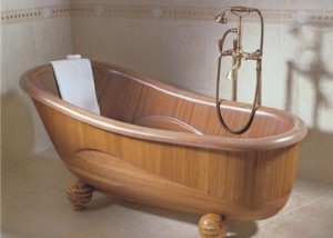 wooden baths